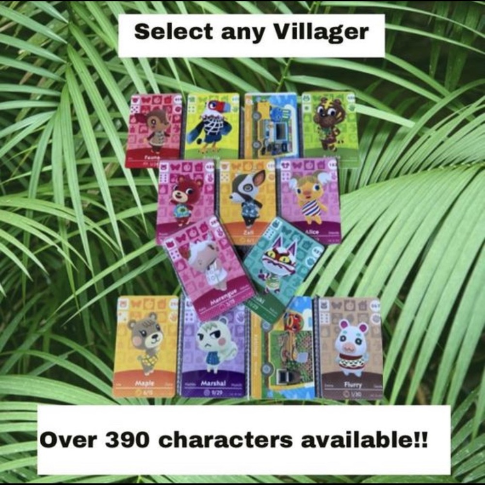 Animal crossing nfc amiibo cards